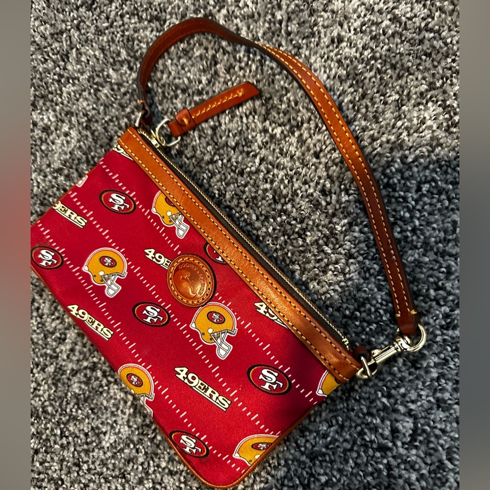 49ers Dooney & Bourke wristlet